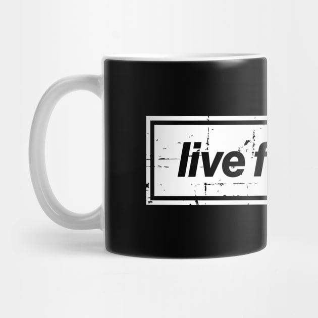 Live Forever - The Mancunian Indie Anthem White by Butter Creative